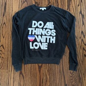 Spiritual Gangster Black Sweater - Do All Things With Love